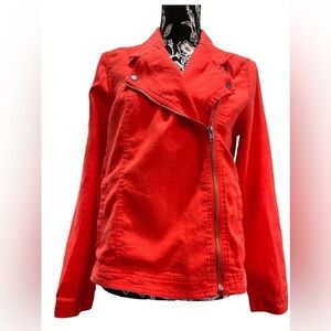 CYNTHIA ROWLEY linen motto jacket